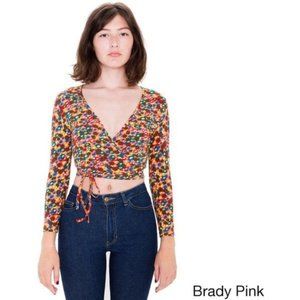 American Apparel Julliard Top Floral Print